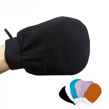 1 шт. Двусторонняя рукавица для чистки хаммама, Волшебная перчатка для пилинга, отшелушивающая рукавица для удаления загара, скидка на вторые части