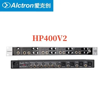 Alctron HP400V2 4-Канальный Усилитель Для наушников Multifungsi, Предусилитель Для наушников Cocok untuk Perekaman Professional