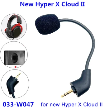 Сменный игровой микрофон 3,5 мм Микрофон для аксессуаров Kingston HyperX Cloud 2 II X Core для игровой гарнитуры