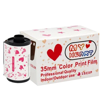 1 рулон/2 рулона /3 рулона (12/18 экспозиции /рулон) 35-мм Цветная ретро-пленка формата Sweetheart Формата ISO400 135 Негативная пленка Подходит для камеры Kodak
