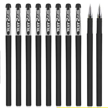 2023 Новая матовая офисная студенческая ручка для подписи, 10 упаковок, трехцветная экзаменационная ручка с пулевидной головкой 0,5 мм