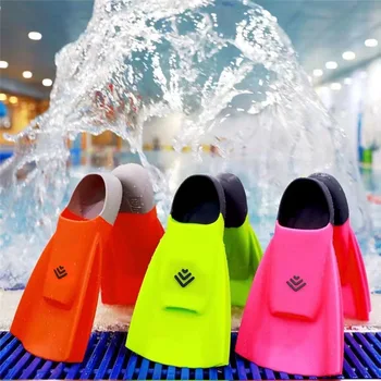 2023 Новые высококачественные плавательные ножки для взрослых, Профессиональная обувь для дайвинга с лягушками, Детские плавающие силиконовые короткие ножки