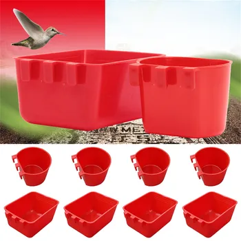 4 шт. утолщенная кормушка для птиц, коробка для еды, материалы для лотков
