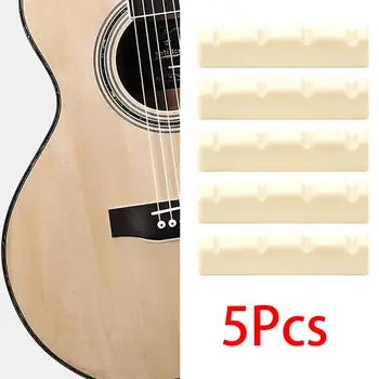 5-кратная гайка для бас-гитары, прочная гайка с прорезями для струн электрогитары