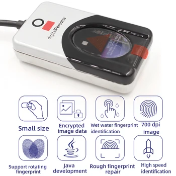 Digital Persona U are U 4500, Биометрический сканер отпечатков пальцев, USB-считыватель отпечатков пальцев uru4500