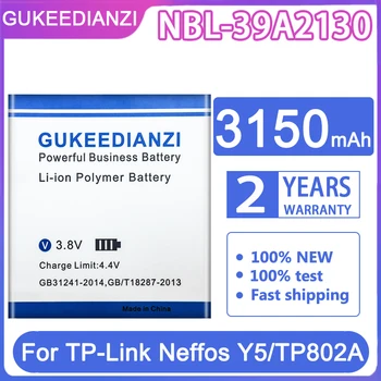 GUKEEDIANZI NBL-39A2130 NBL39A2130 Сменный Аккумулятор емкостью 3150 мАч Для TP-Link Neffos Y5/TP802A Batteria + Номер для отслеживания