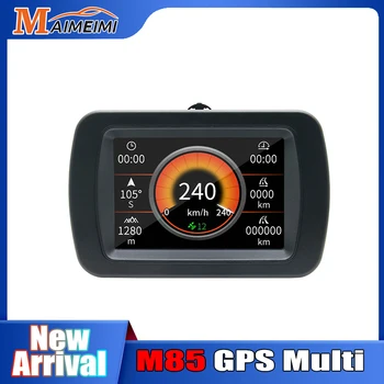 M85 HUD, многофункциональный головной GPS-дисплей, Цифровой дисплей спутникового сигнала, измеритель, компас, инклинометр, Спидометр HD