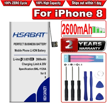 Аккумулятор HSABAT 2600mAh i8 для аккумуляторов мобильных телефонов iPhone 8 8G