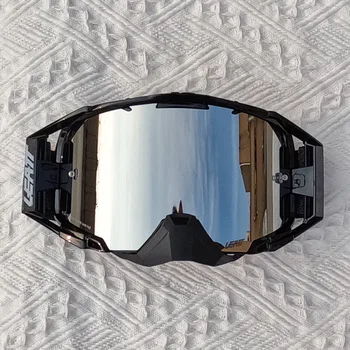 Безопасные Защитные очки для мотокросса Совершенно Новые двухслойные солнцезащитные очки для мотокросса с защитой от запотевания Мотоциклетные очки для спорта на открытом воздухе
