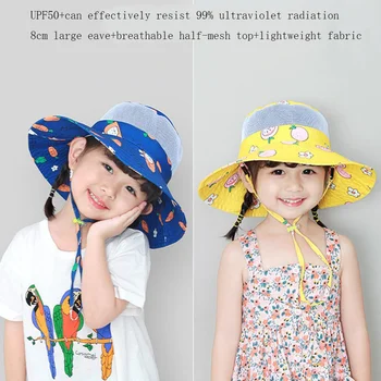 детская шляпа с зонтиком, летние шляпы от солнца, детские шляпы с козырьком, детская солнцезащитная шляпа, детская сетчатая дышащая шляпа рыбака для детей