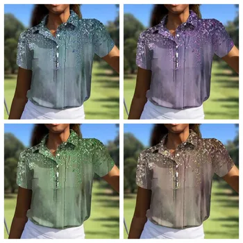 Женская одежда для гольфа Sunday Swagger Рубашка поло Одежда для гольфа Одежда для гольфа Быстросохнущая футболка без рукавов Топ Ropa De Golf Mujer