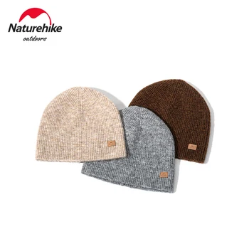 Зимняя вязаная шерстяная шапка для скалолазания Naturehike, горячие шапки, Защита ушей, Походная кепка, легкие Мягкие походные шапки для кемпинга на открытом воздухе