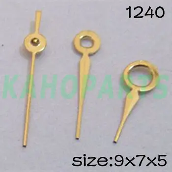 Золотой набор стрелок для часов Miyota 2035 Механизм 9 мм / 7 мм / 5 мм Длина № 1240