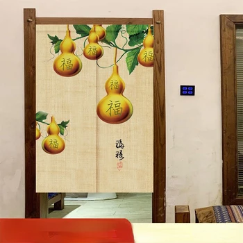 Китайский стиль Фэн-Шуй Дверная Занавеска Перегородка Спальня Подвесная Занавеска Кухонная Занавеска Норен