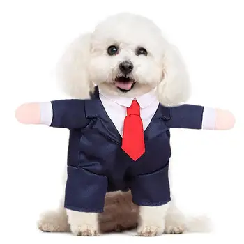 Костюм для собаки Стильный костюм с галстуком-бабочкой, Костюмные платья для собак, Свадебный наряд для собак, платье для собак, Пудель