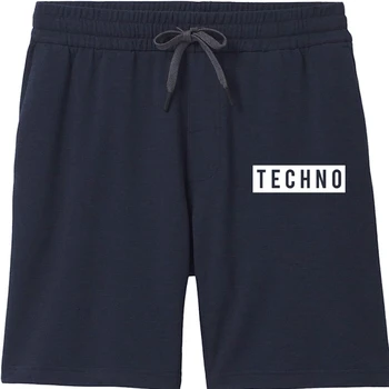 Мужские шорты с графическим слоганом TECHNO BLOCK, Мужские шорты, Мужские шорты Black Underground Detroit