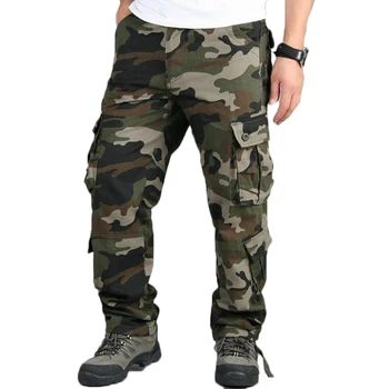 НОВЫЕ мужские камуфляжные брюки в стиле милитари, мужские повседневные камуфляжные брюки-карго, хип-хоп джоггеры, уличная одежда, Модные комбинезоны, тактические брюки