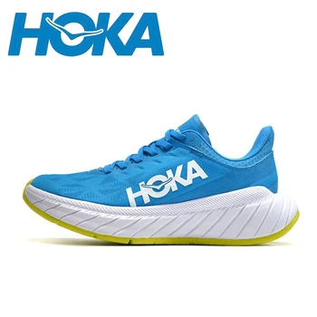 Оригинальные мужские и женские дорожные кроссовки HOKA Carbon X2 Унисекс, сетчатые дышащие легкие кроссовки для бега трусцой, повседневные теннисные туфли