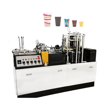 Полностью автоматическая машина для изготовления одноразовых бумажных стаканчиков для кофе Производственная линия машины для изготовления одноразовых бумажных стаканчиков для кофе
