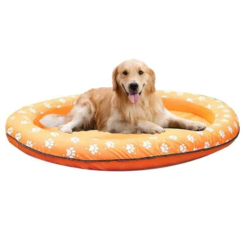 Поплавок для бассейна для домашних животных Летняя мягкая круглая кровать из ПВХ для летнего отдыха