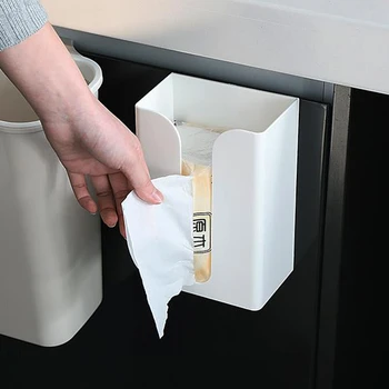 Предметы первой необходимости для домашней кухни, практичные настенные коробки для салфеток для домашнего использования