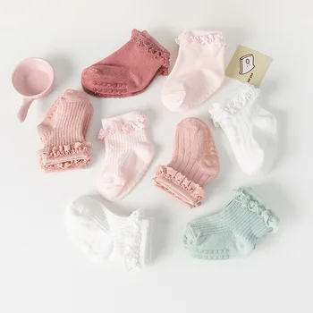 Прекрасный детский носок, Мультяшные Носки для новорожденных, Распределяющий клей, Нескользящие Милые Носки для мальчиков и девочек, Детские носки, носки для пола