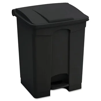Продукция Safco Пластиковый подвесной мусорный бак большой емкости, 23 галлона, черный